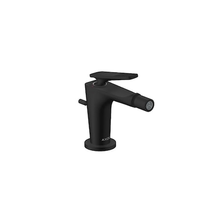 Axor Citterio C Single-Hole Bidet with Pop-Up Drain- Cubic Cut in Matte Black 49211671