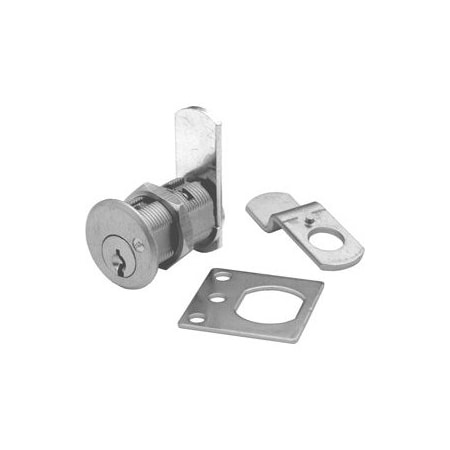 Olympus Lock 1-3/16in Cam Lock, Pin Tumbler DCN2-US26D-KA103