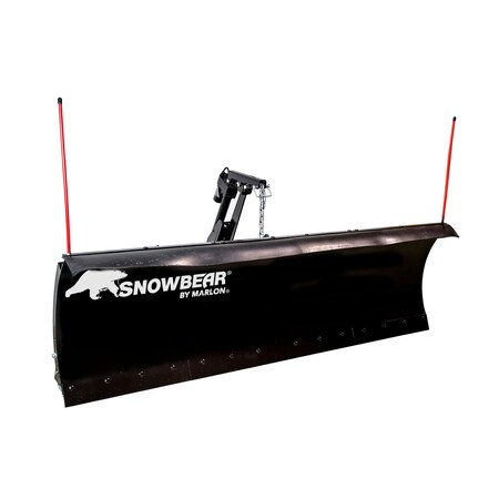 Snowbear By Marlon STORM II ELITE 84-Inch x 22-Inch Custom-Mounted Actuator Driven Snowplow STOR8422ELT
