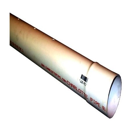 Charlotte Pipe And Foundry 3x10 Perf Sewer Pipe PVC30030P0800