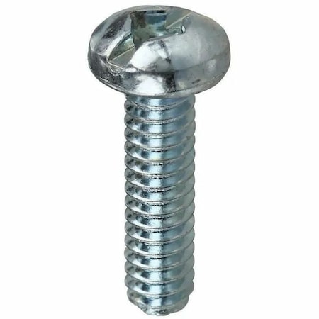 Dottie 1/4"-20 x 3/4 in Combination Slotted/Square Round Machine Screw, Zinc Plated Carbon Steel, 100 PK RMDS1434