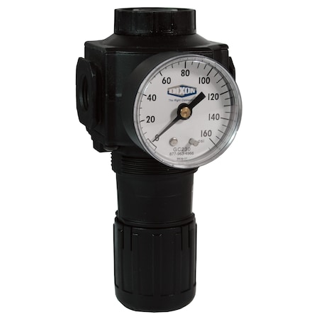 Dixon Standard Regulator, w/ Gauge, 1/2" R74G-4RG