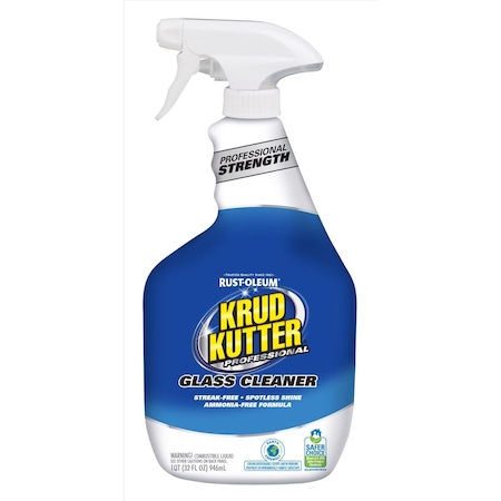Krud Kutter Professional No Scent Glass Cleaner 32 oz Liquid 395382