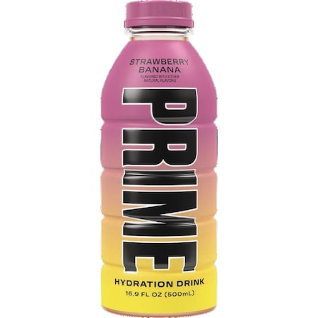 Prime 16 Oz. Strawberry Banana Hydration Drink 81218