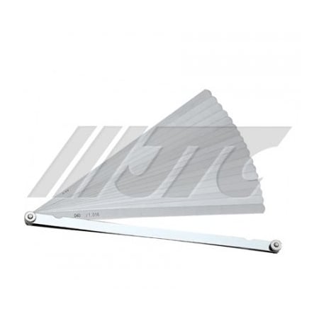 Jtc Auto Tools 25 Piece Feeler Gauge, Long, Length: 300 mm, Width: 12.8 mm, 1.016 mm 4292