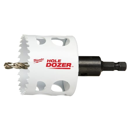 Milwaukee Tool 2-1/4" HOLE DOZER Bi-Metal Hole Saw with Arbor 49-56-9680