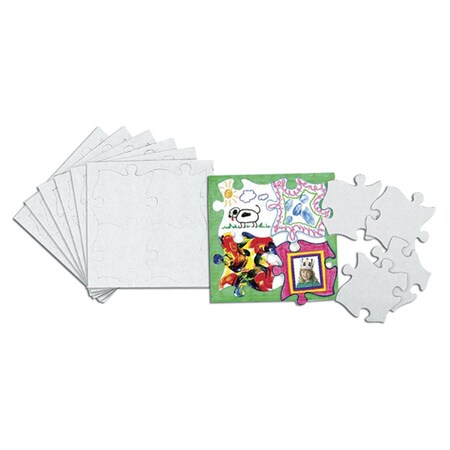 Roylco Puzzle Quilt Pieces - 4 in. x 4 in. - 32-pkg, 32PK R52022