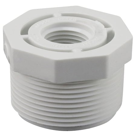 Genova LASCO 439209BC Reducing Bushing, 112 x 12 in, MIP x FIP, PVC, SCH 40 Schedule 34355
