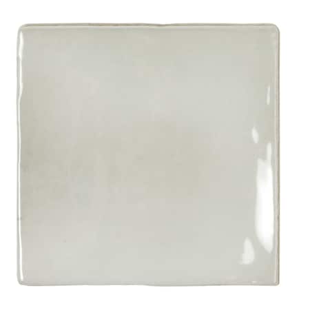Apollo Tile Silken 3.94 in. x 3.94 in. Glossy Green Ceramic Square Wall Tile 6.46 sq. ft./case 60-pack CRE88MNT44A