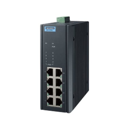 Advantech 8GE PoE Ind. Unmanaged Switch EKI-2708G-PI-A