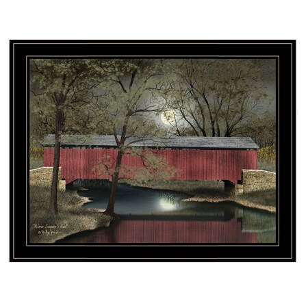 Homeroots Warm Summers Eve 6 Black Framed Print Wall Art 404457