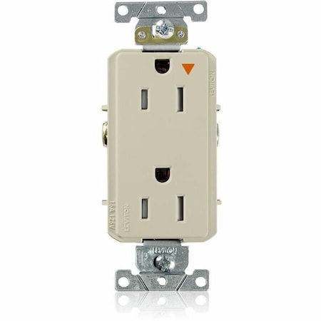 Leviton Dec Plus IG Dup 15A 125V TR Ivr T1626-IGI
