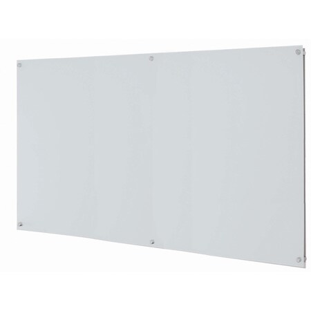 Aarco ClearVision Elegant Stand-Off Mounting Glass Markerboards 6mm Non-Mag 48"x72" 6WGB4872