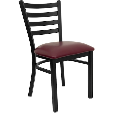 Flash Furniture Hercules Restaurant Chair, 16-1/2 in W 17" L 32-1/4" H XU-DG694BLAD-BURV-GG