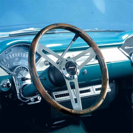 Grant 992 14.5 in. Classic 5 Steering Wheel - Walnut GRT992