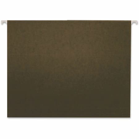 Universal Hanging File Folders, 1/3 Tab, 11 Point Stock, Letter, Standard Green, 25/Box 14113