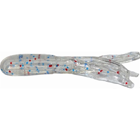 Big Bite Baits 1.5 in. Crappie Tube, Firecracker, 10PK 15CRTU-24