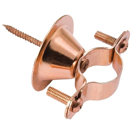 B & K Pipe Hanger, 1 in Opening, Steel, Copper C83-100HC