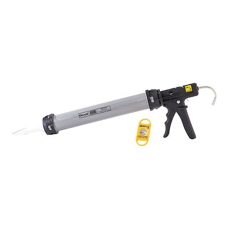 Geocel Caulk Gun, 20 oz, Plastic, Gray, Full Barrel GC55999