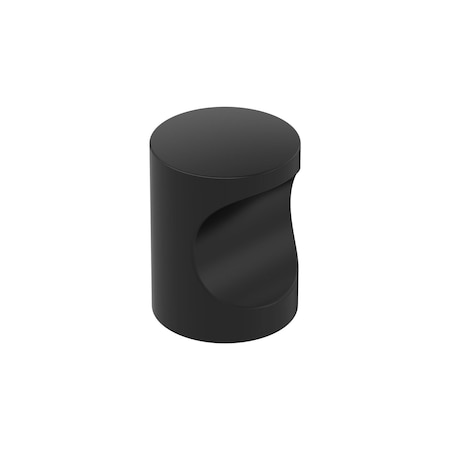 Amerock Whistle 11/16 inch (18mm) Diameter Matte Black Cabinet Knob, 25PK 25VMP37026MB