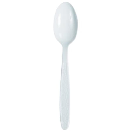 Partners Brand Plastic Spoons, White, PK1000 PW106