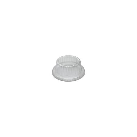Solo Cup Lid Flat Top Dome Clear - PET for VS506, VS608 DF8-0090