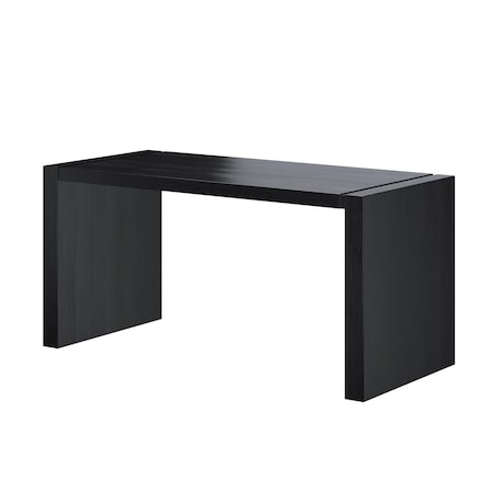 Homeroots 62" Espresso Wood U Shape Computer Desk 554199