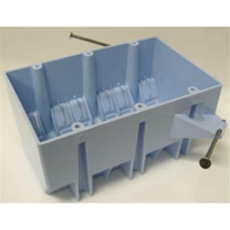 Cantex EZ44TNR 44 cu. in. PVC 3Gang Outlet Electrical EZ Box 45561008