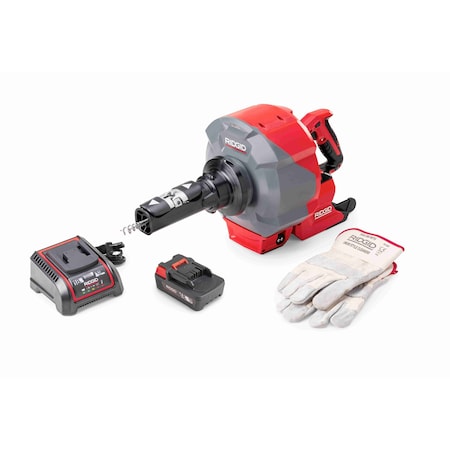 Ridgid Drain Gun, 18 V, 2.5 Ah, 15 lb 78053