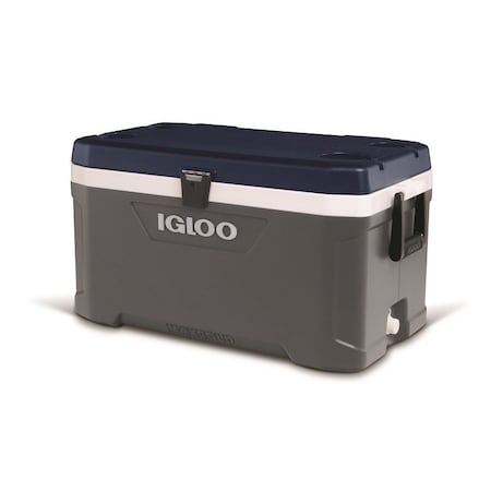 Igloo 50549 Cooler, 70 qt Cooler, Ash Gray/Aegean Sea, 5 days Ice Retention 49972
