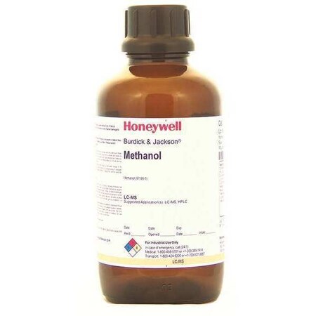 Honeywell Burdick & Jackson Methanol, 1L, LC-MS Grade, CH3OH, PK6 LC230-1