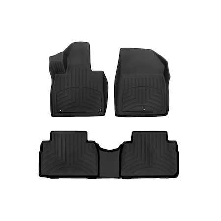 Weathertech Black, Front and Rear FloorLiner HP 441485-1-2IM