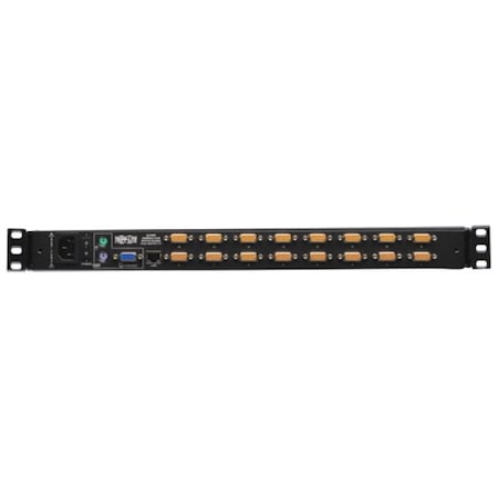 Tripp Lite Rack Console KVM, 16-Port, 19" LCD, 1U B020-016-17-IP