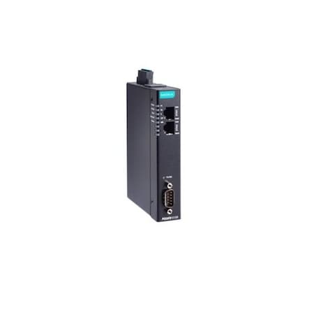 Moxa 1-port Modbus RTU-ASCII-TCP-to-EtherNet-IP gateways, -40 to 75C operating temper MGate 5135-T