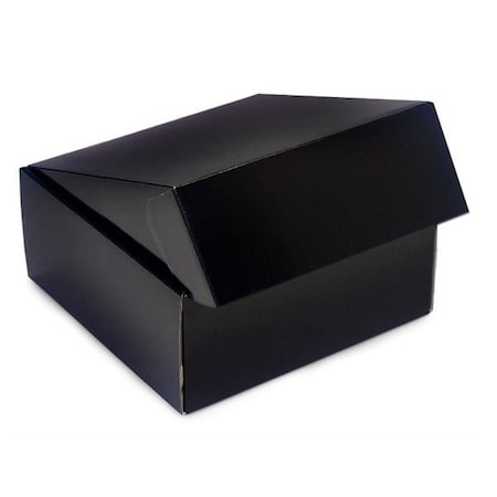 Nashville Wraps Black Gourmet Shipping Box, 8x8x3, 6PK 51BK