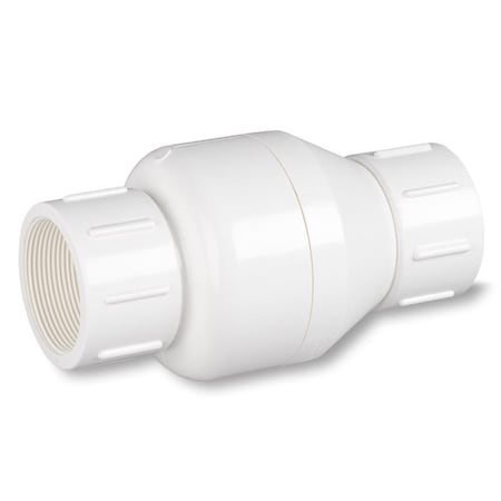 Homewerks 2 in. D X 2 in. D FIP PVC Spring Loaded Check Valve VCKP40B8B