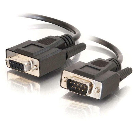 C2G 1FT DB9 M/F ALL LINES EXT CBL-BLK 25211