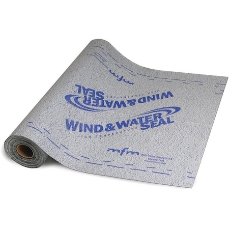 Mfm Roofing Underlayment, 67 ft L, 36 in W, Polymer, White 48267