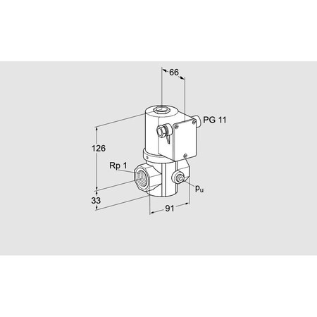 Honeywell Kromschroder VLV, SOLND, GAS, VG 25R02NQ31D KS85207220