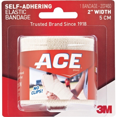 Ace Bandage, Self-Adhering, Elastic, 2", PK72 207460