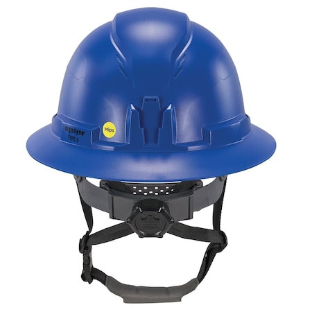 Ergodyne Blue Class E Type 2 MIPS Full Brim Safety Helmet 8963-MIPS