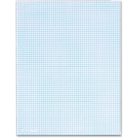 Tops Business Forms TOPS, QUADRILLE PADS, 6 SQ/IN QUADRILLE RULE, 8.5 X 11, WHITE, 50PK 33061