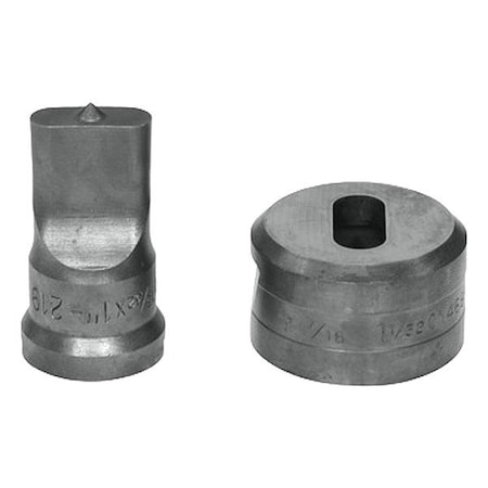 Edwards Oblong Punch & Die Set ED9-PDOB13/32X1
