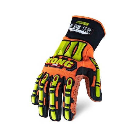 Ironclad Performance Wear SDX2P DuPont Kevlar Liner, Synthetic Leather Palm, Orange SDX2P-08-XXXXL