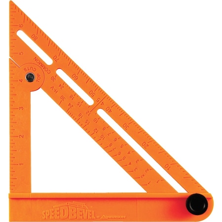 Swanson Speed Bevel 7'' Plastic Folding Square and T-Bevel TOSB01