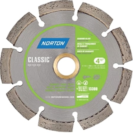 Norton Co 2789 4.5 x 0.88 in. Diamond Blade Segmented Rim 76607027894