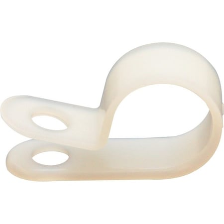 Dolphin Components Cable Clamp, Nylon 6/6, 1/4 in Bundle Dia., Black, 100 PK DC-1/4NB