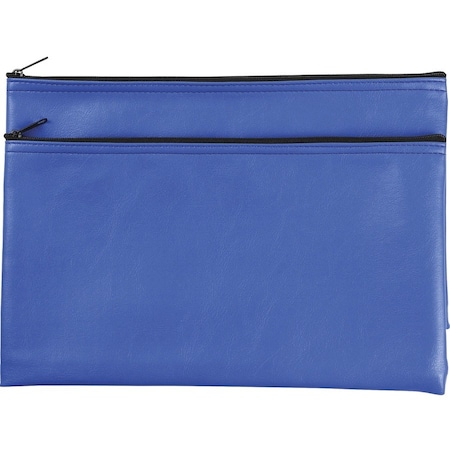Sparco Carrying Case Wallet Cash, Check, Receipt, Office Supplies Blue, Blue, 2PK SPR00087