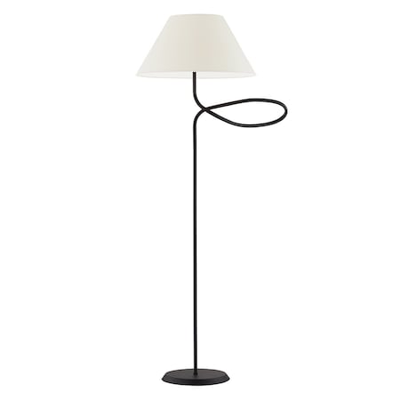 Troy Lighting Colin King X Alameda 1 Light Floor Lamp 20.75 In. Forged Iron PFL1868-FOR