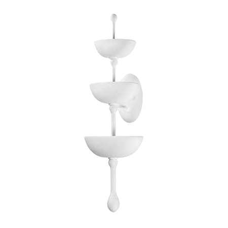 Corbett Lighting Aura 6 Light Wall Sconce 10.25 In. Gesso White 437-30-GSW
